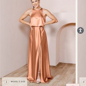 Revelry Bridesmaid Dress. Size 12. Petite length.